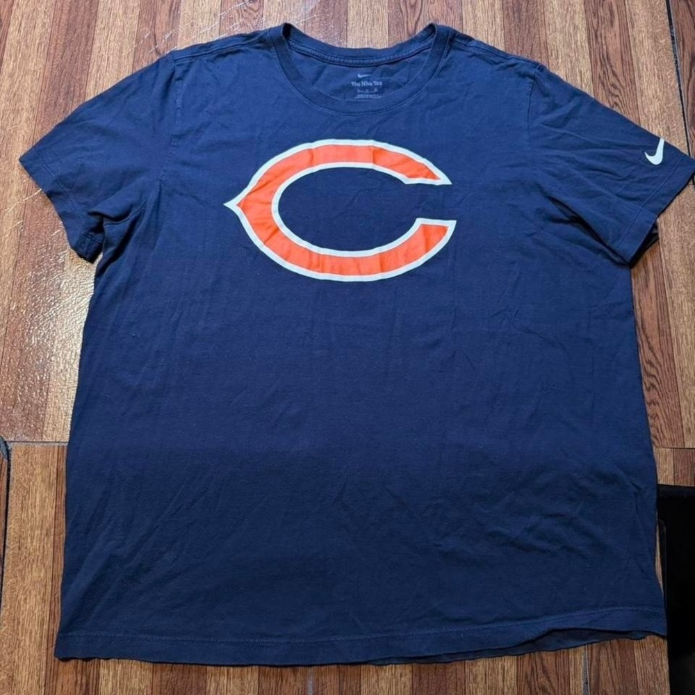 Nike NFL Blue Chicago Bears Retro Tech Sportswear Train Shirt XL